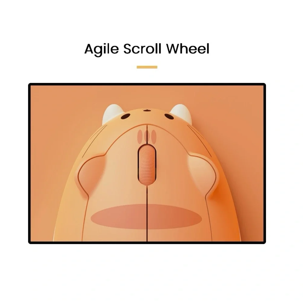 Akko Kate Orange Cat Wireless Mouse